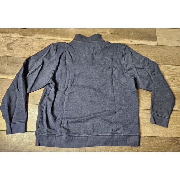 Orvis Signature Quarter-Zip Sweatshirt Dark Blue Size XL - Picture 6 of 10